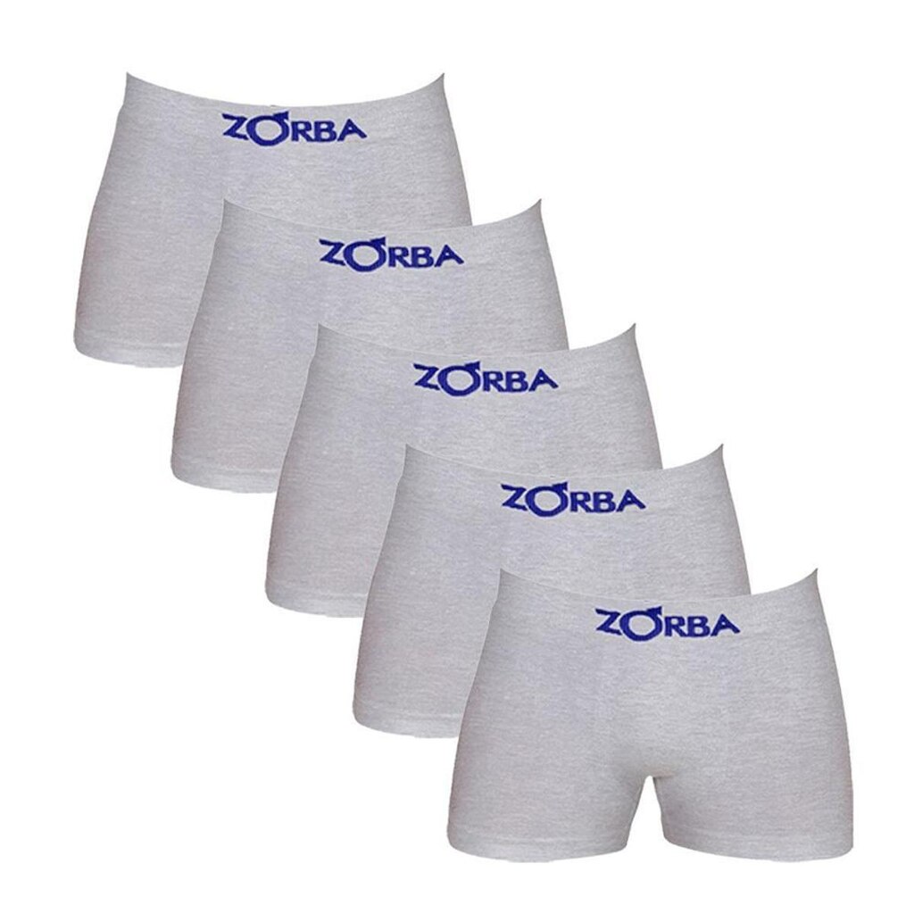 Kit C/5 Cuecas Boxer Infantil Algodão Zorba 678 -