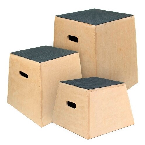 SPORTNOW Box Pliometrica 3 In 1 - Scatola Per Allenamento Salto In Legno, 3 Altezze Regolabili - Foto 8
