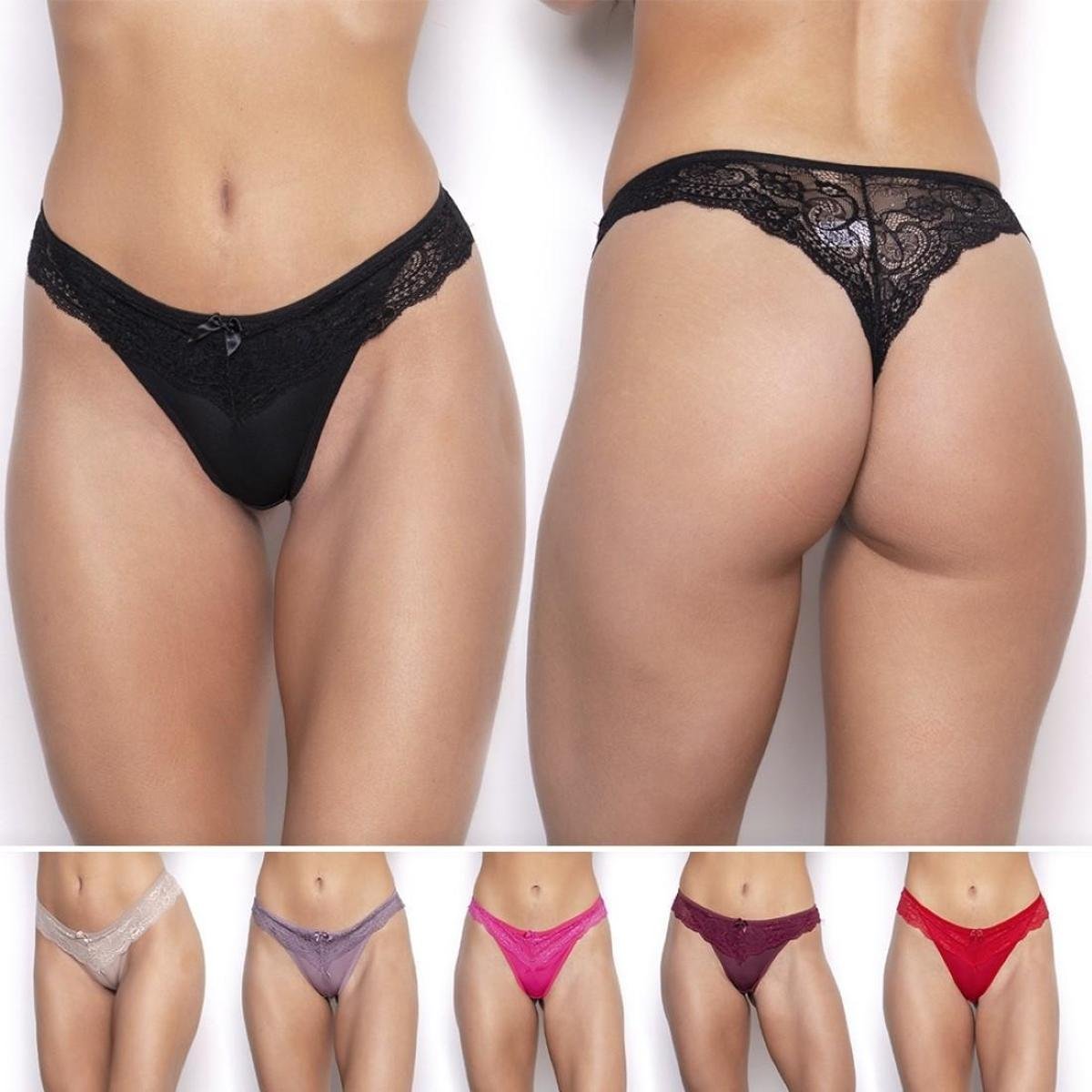 Kit Calcinha Jam Lingerie Fio Dental Gatria Costa Renda 5 Peças Feminina é ruim? Kit Calcinha Jam Lingerie Fio Dental Gatria Costa Renda 5 Peças Feminina é boa?