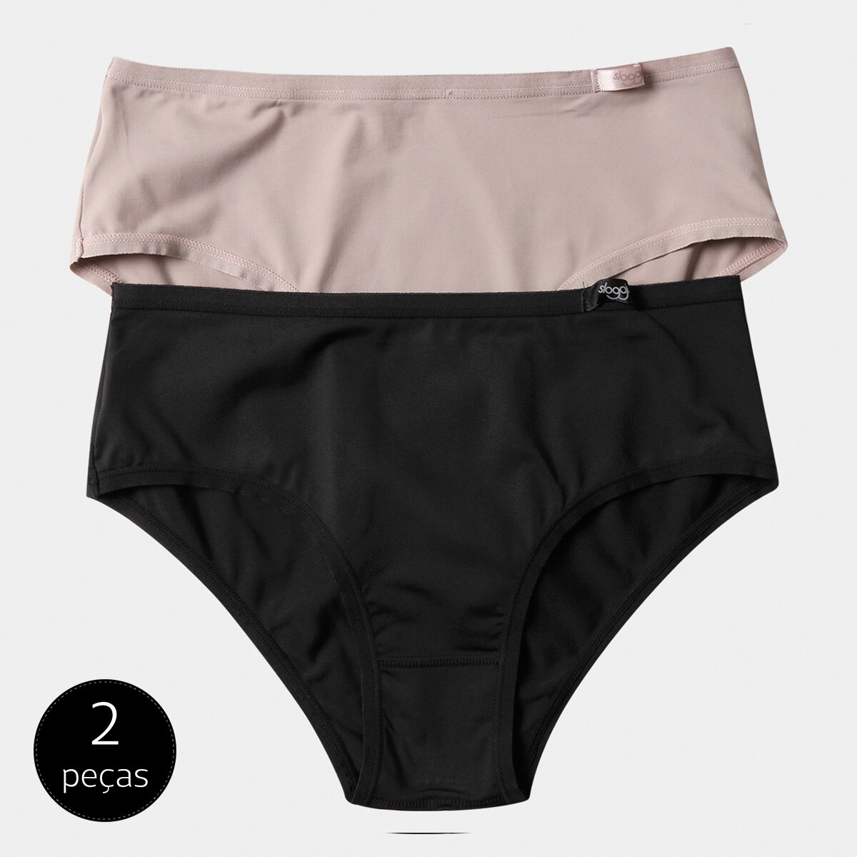 Kit Calcinha Sloggi Média Classic 2 Peças Menor preço em Kit Calcinha Sloggi Média Classic 2 Peças