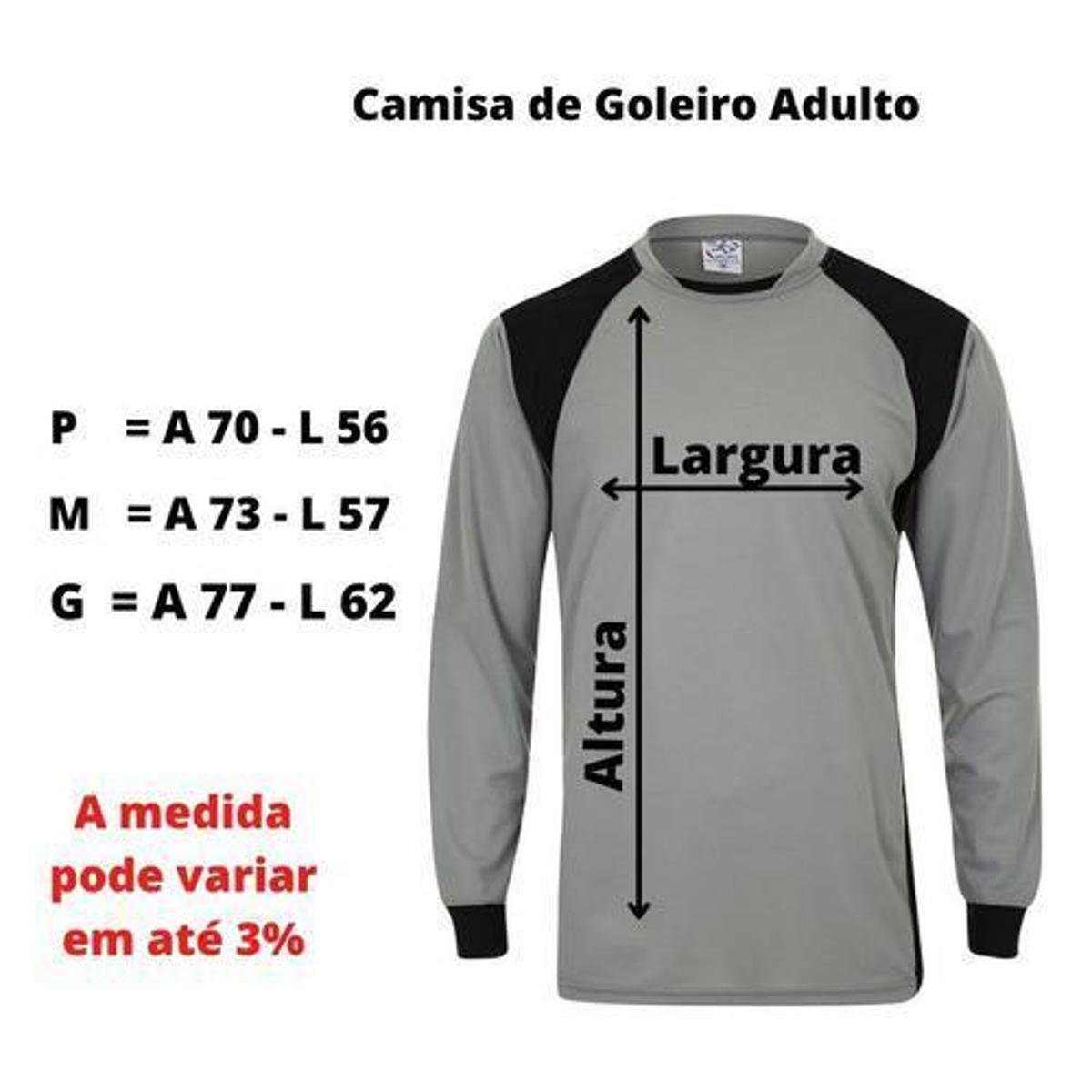 Kit Camisa + Calça Para Goleiro Trb