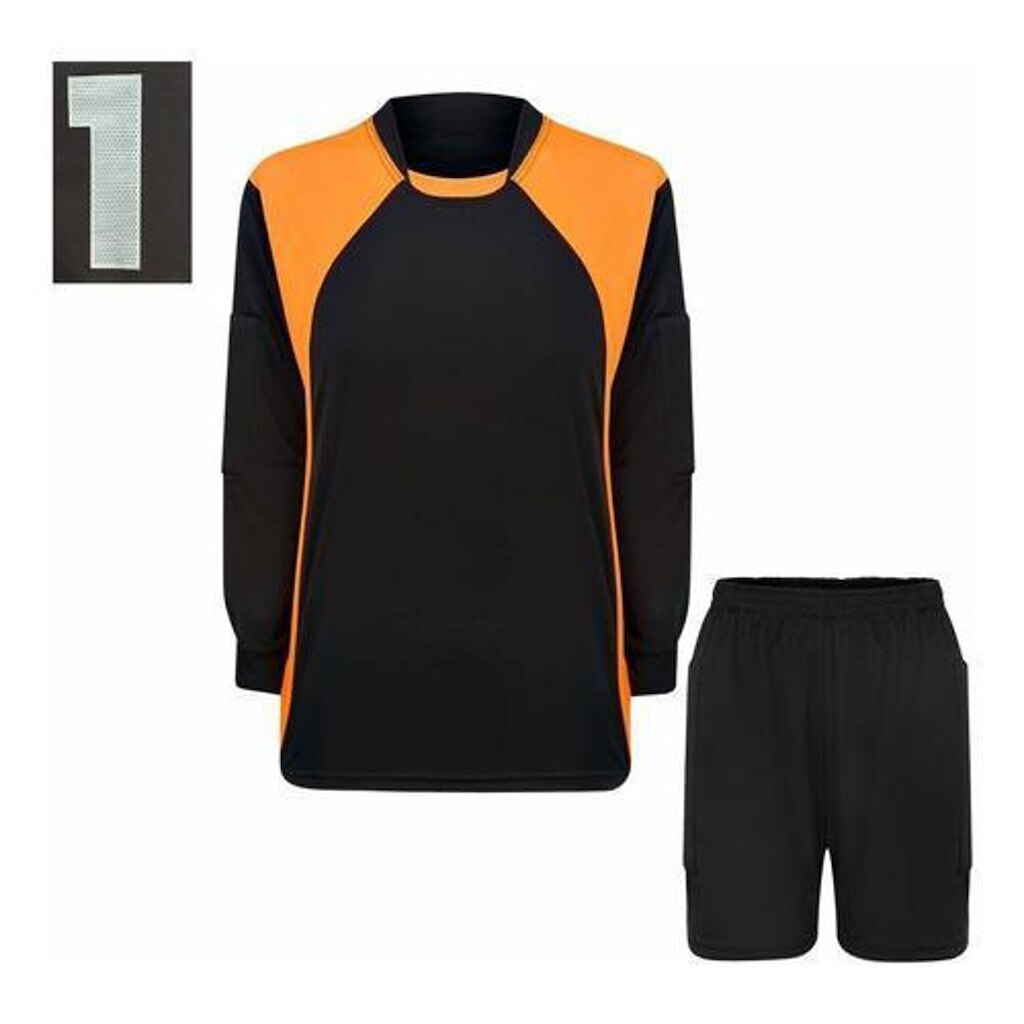 Kit Camisa E Bermuda Para Goleiro Com Proteção Acolchoada
