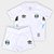 Kit Camisa Grêmio Infantil II 24/25 s/n° Torcedor Umbro + Calção Grêmio Infantil - Branco+Azul