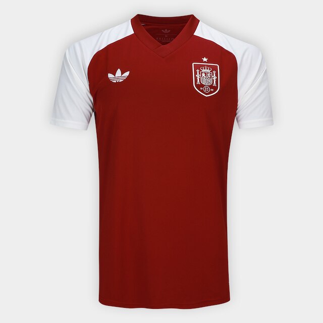 Kit Camisa Seleção Espanha Away 2026 Originals + Mini Bola Trionda Adidas