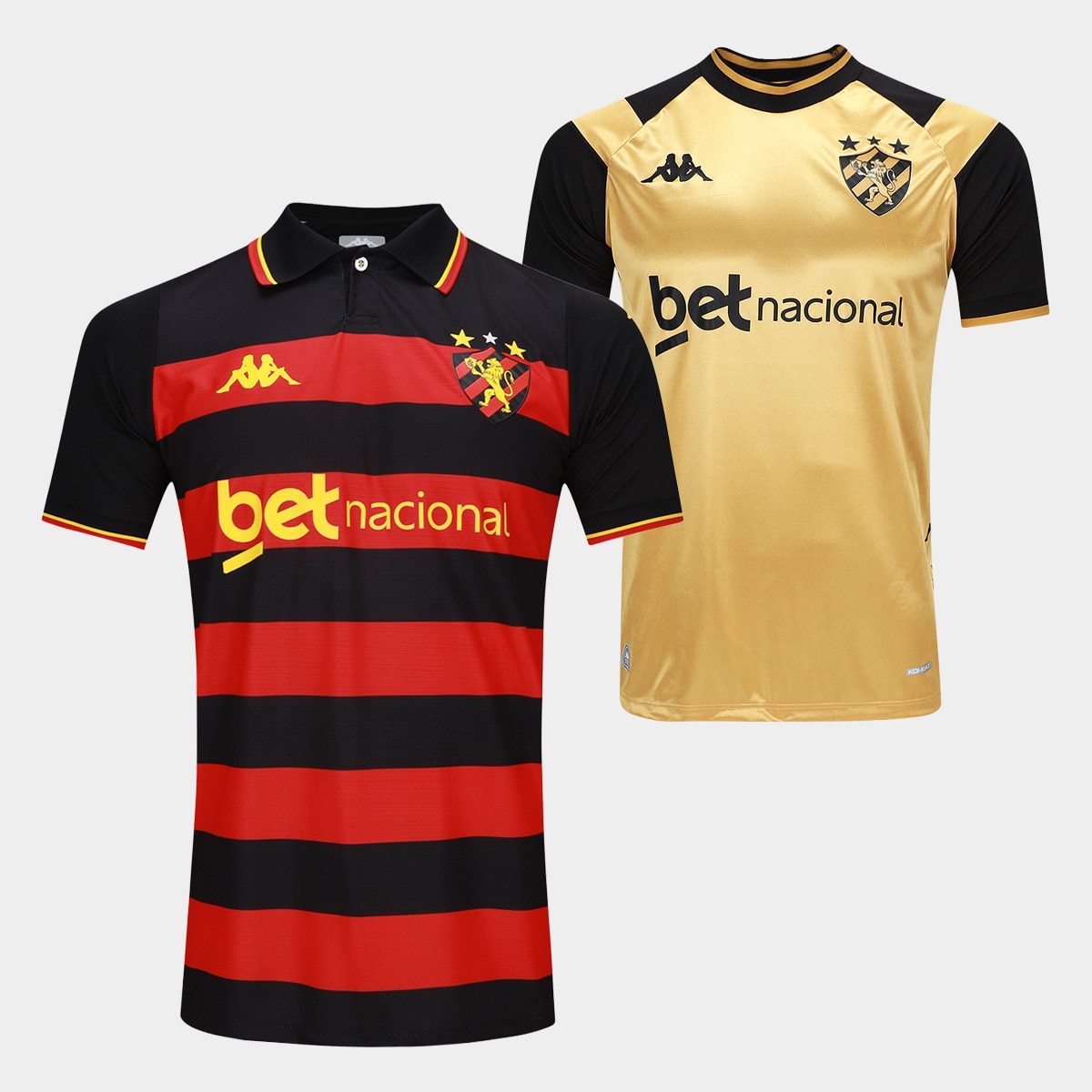 Kit Camisa Sport I e II 26/27 Torcedor Kappa Masculina Kit Camisa Sport I e II 26/27 Torcedor Kappa Masculina