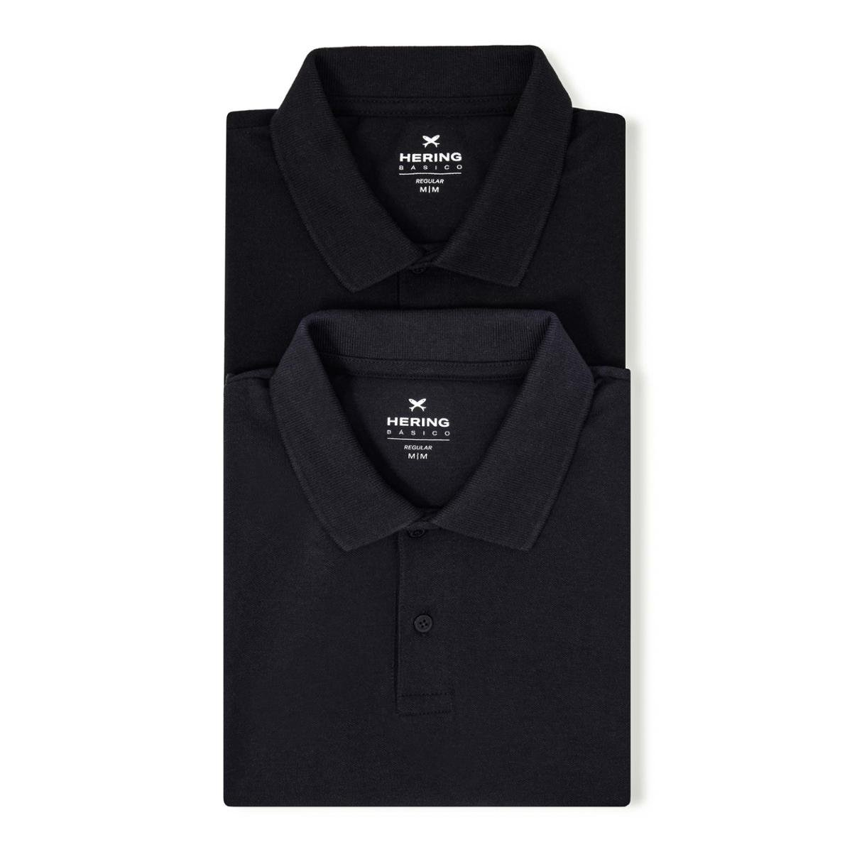 Kit Camisas Polo Hering Básicas Masculinas 2 Peças Kit Camisas Polo Hering Básicas Masculinas 2 Peças