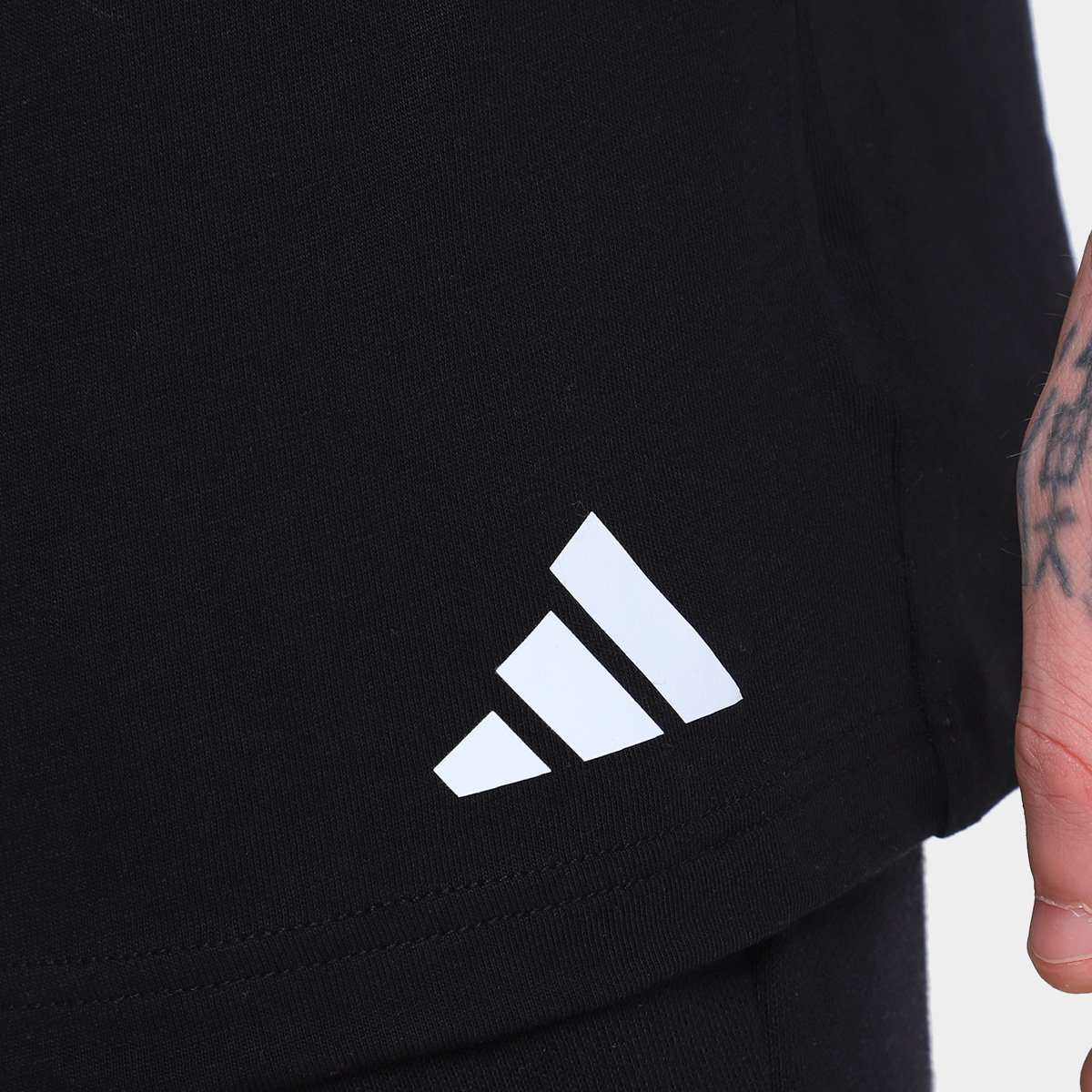 Kit Camiseta Adidas Básicas 3 Peças Masculino - 2