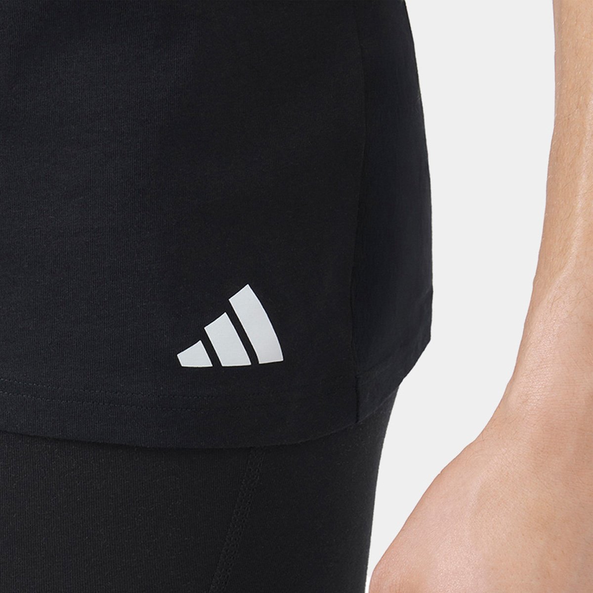 Kit Camiseta Adidas Básicas 3 Peças Masculino - 4