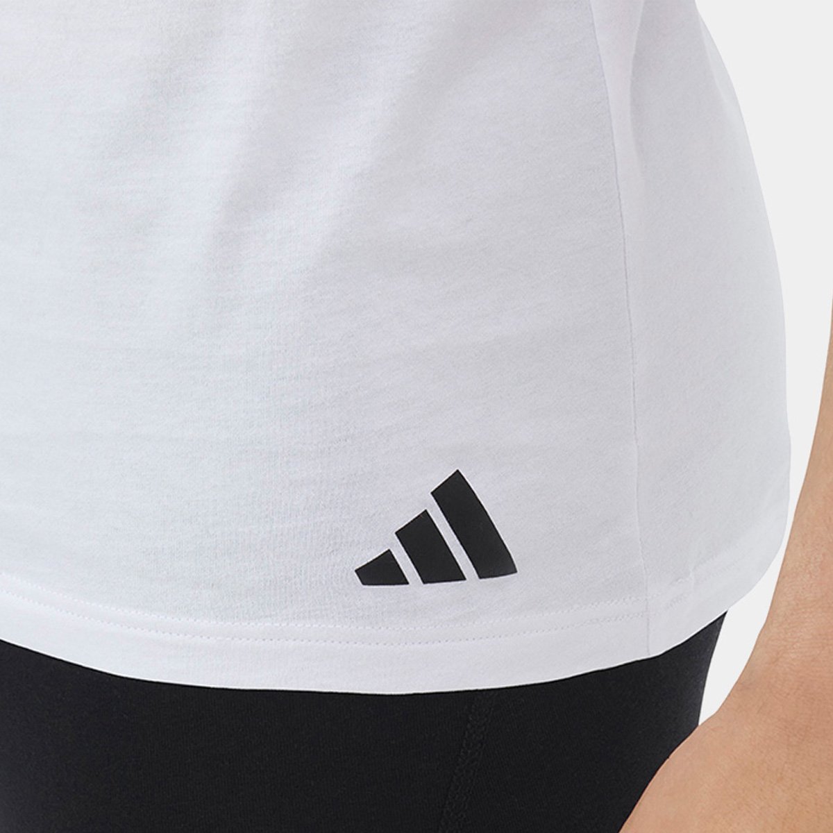 Kit Camiseta Adidas Básicas 3 Peças Masculino - 4