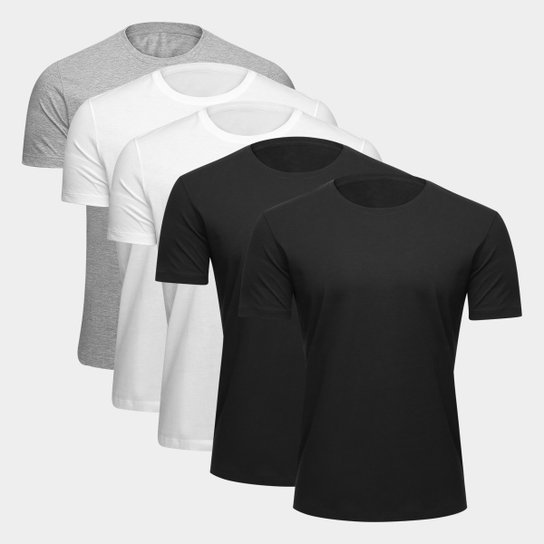Kit Camiseta Básica Ultimato Masculina - 5 Peças - Colorido é ruim? Kit Camiseta Básica Ultimato Masculina - 5 Peças - Colorido é boa?
