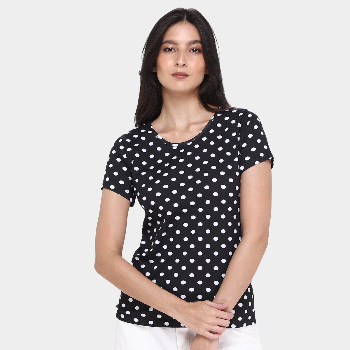 Kit Camiseta Básicos Poá c/ 2 Peças Feminina - 2