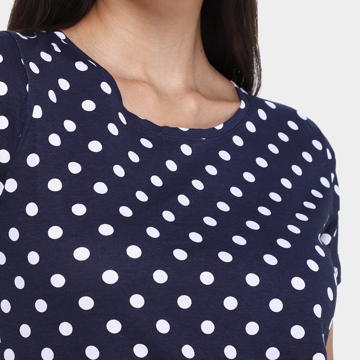 Kit Camiseta Básicos Poá c/ 2 Peças Feminina - 3