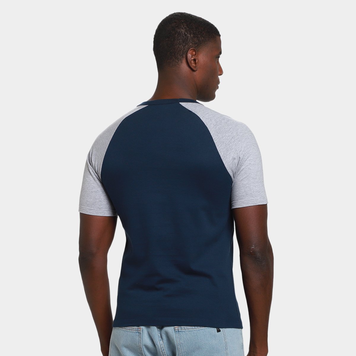 Kit Camiseta Básicos Raglan  2 Peças Masculina - 2