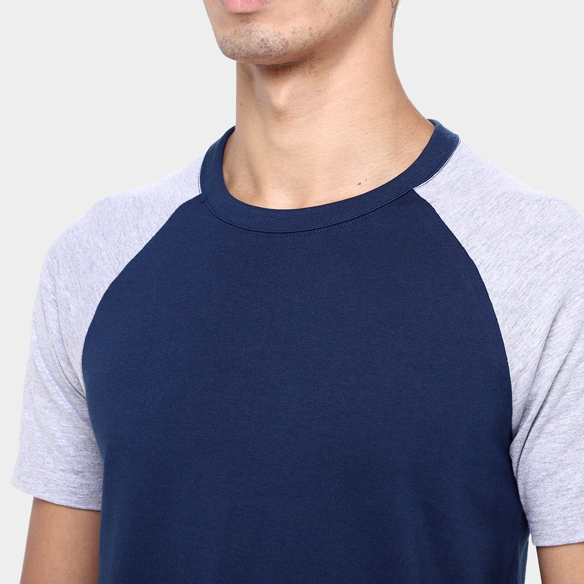 Kit Camiseta Básicos Raglan  2 Peças Masculina - 3