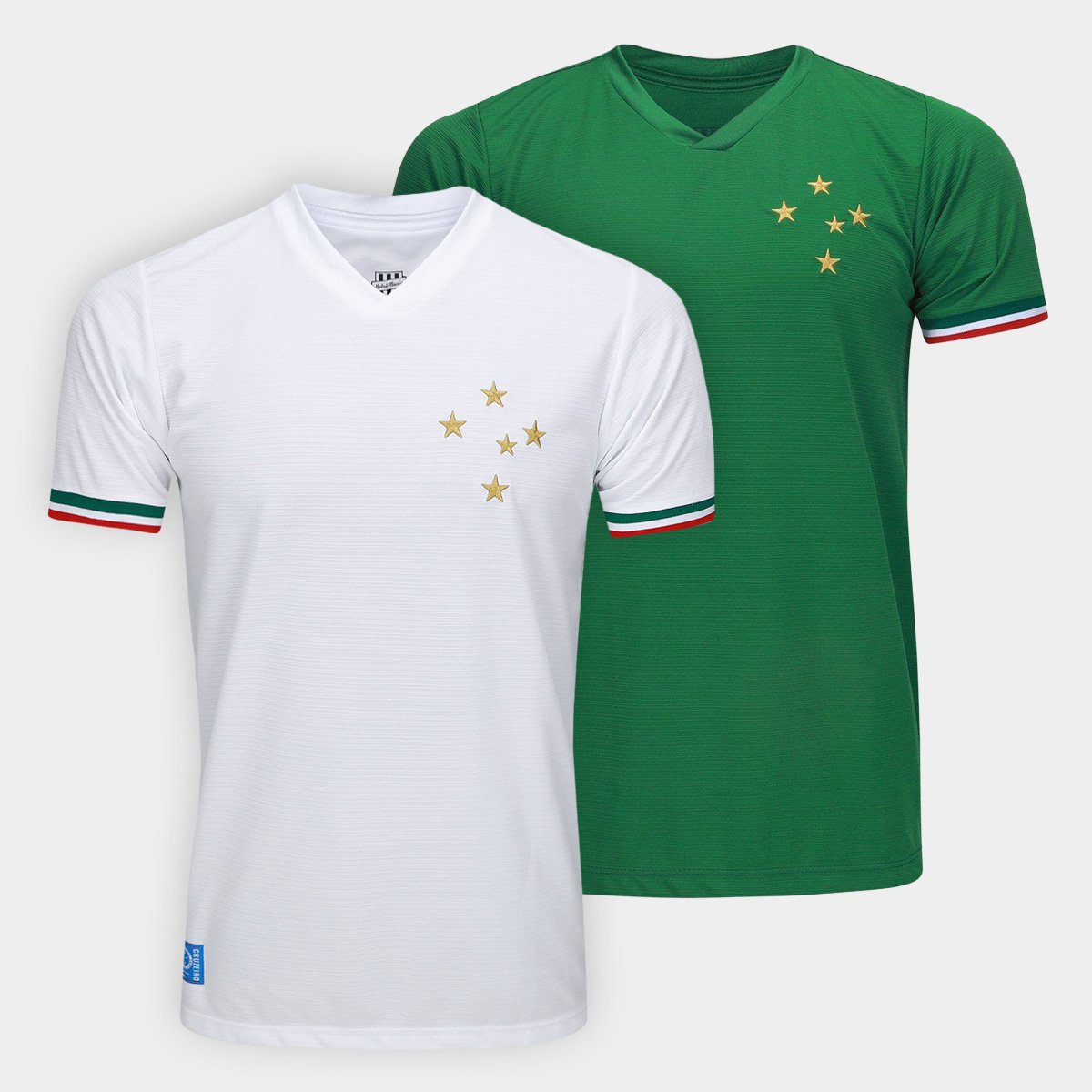 Kit Camiseta Cruzeiro Palestra C/2 Masculina Menor preço em Kit Camiseta Cruzeiro Palestra C/2 Masculina