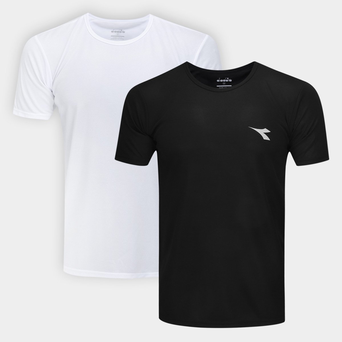 Kit Camiseta Diadora Com 2 Peças Masculina Menor preço em Kit Camiseta Diadora Com 2 Peças Masculina