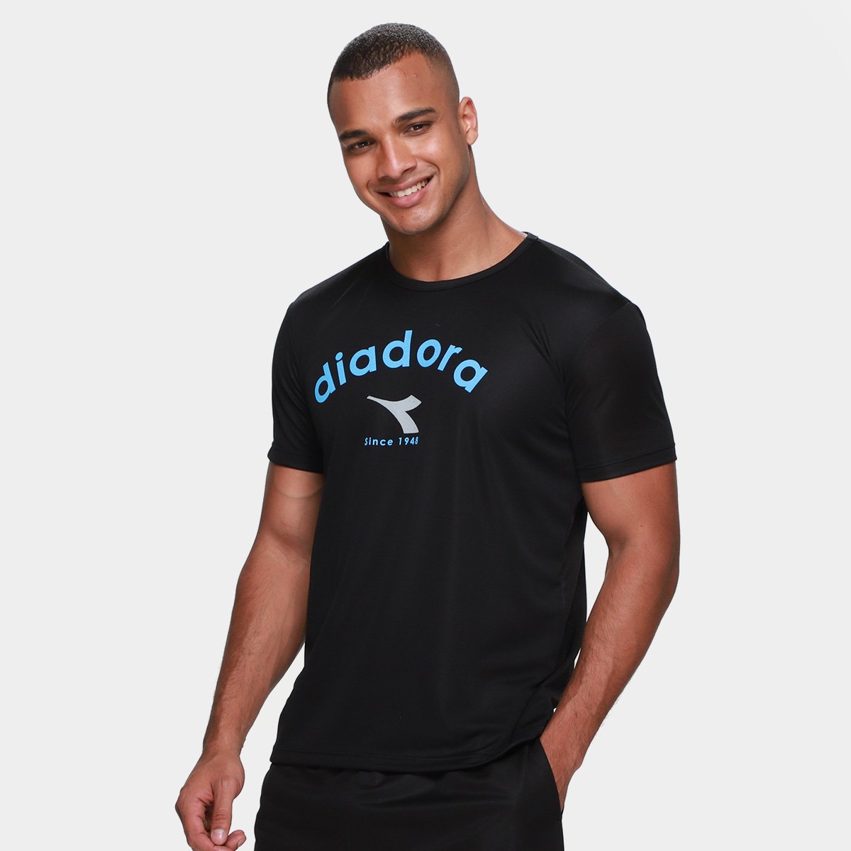Kit Camiseta Diadora Com 3 Peças Logo Masculino - 3