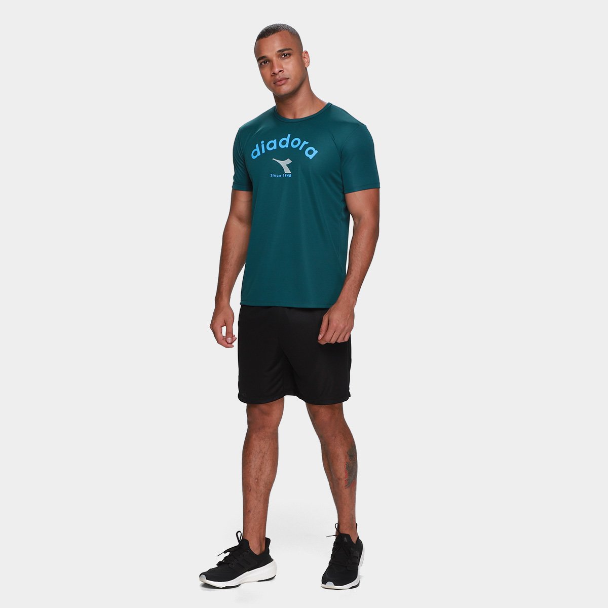 Kit Camiseta Diadora Com 3 Peças Logo Masculino - 6