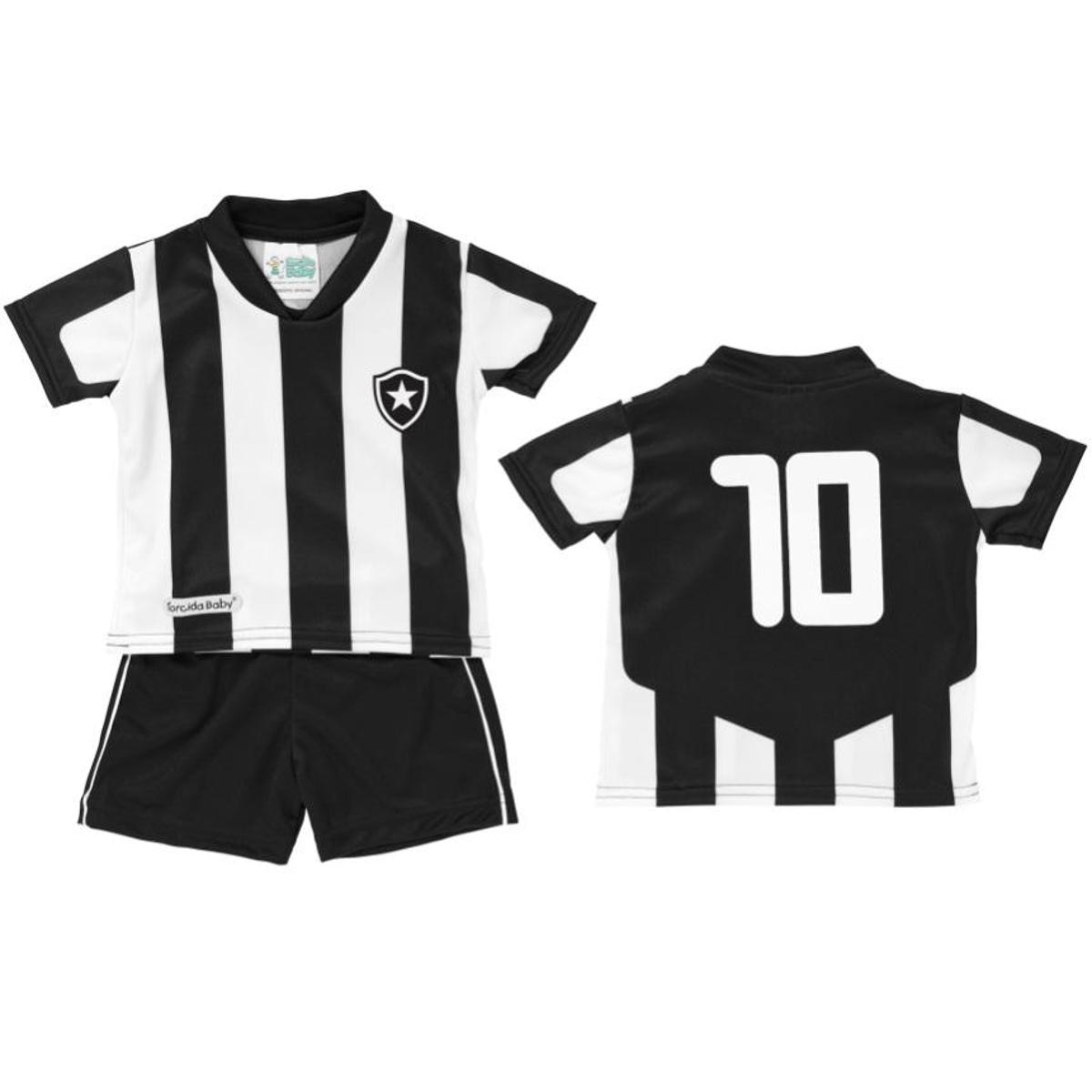 Kit Camiseta e Shorts Bebê Botafogo - Torcida Baby Menor preço em Kit Camiseta e Shorts Bebê Botafogo - Torcida Baby