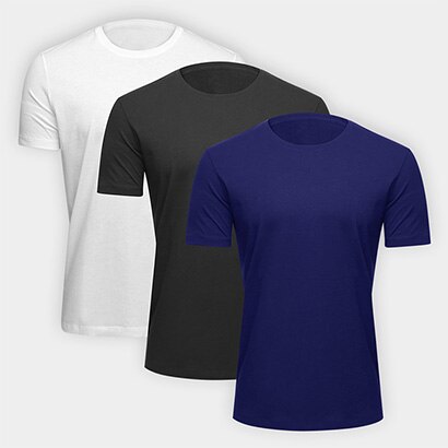 Kit 3 Camisetas Hering Slim Masculinas - Conforto e Estilo