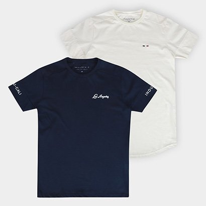 Kit Camiseta Industrie 2 Peças Masculina - Masculino