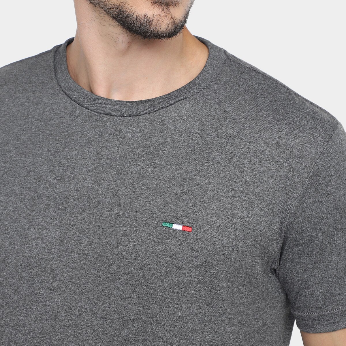 Kit Camiseta Industrie Itália Alongada Masculina - 2 Peças - 4