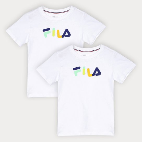 Camiseta Fila Conjunto Infantil Da Fila Conjunto Fila Novo Menina