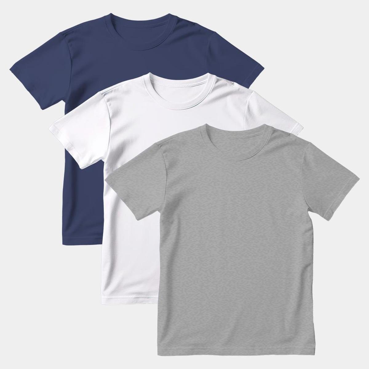 Kit Camiseta Infantil Techmalhas 3 Peças Lisa é boa?