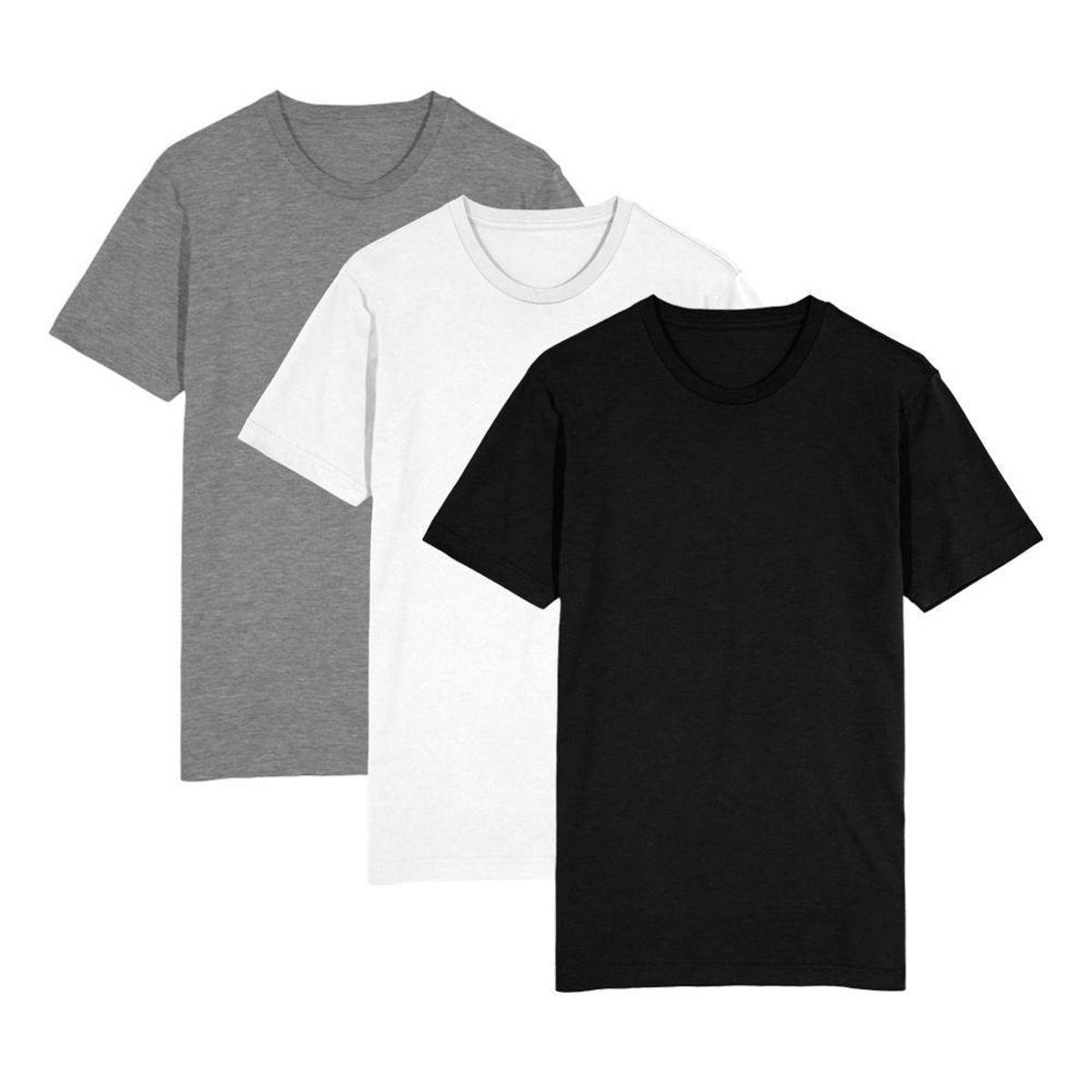 camiseta lisa algodão feminina