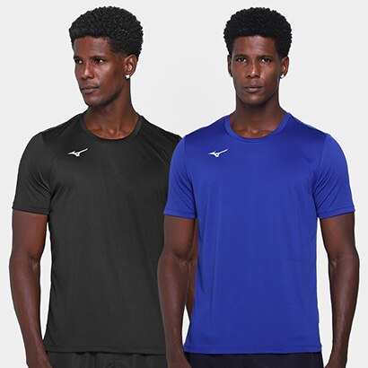 Kit Camiseta Mizuno Energy 2.0 2 Peças Masculino - Masculino