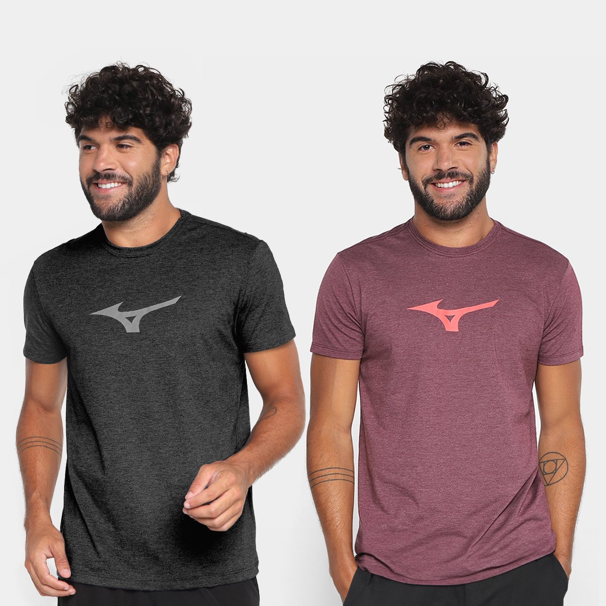 Kit Camiseta Mizuno Lifestyle Masculina - 2 Peças Menor preço em Kit Camiseta Mizuno Lifestyle Masculina - 2 Peças