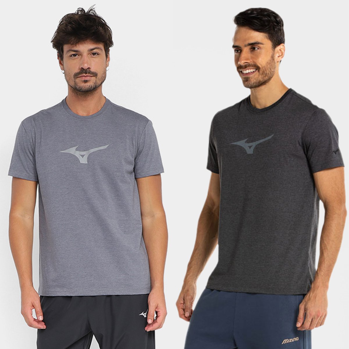 Kit Camiseta Mizuno Lifestyle Masculina c/ 2 Peças Menor preço em Kit Camiseta Mizuno Lifestyle Masculina c/ 2 Peças