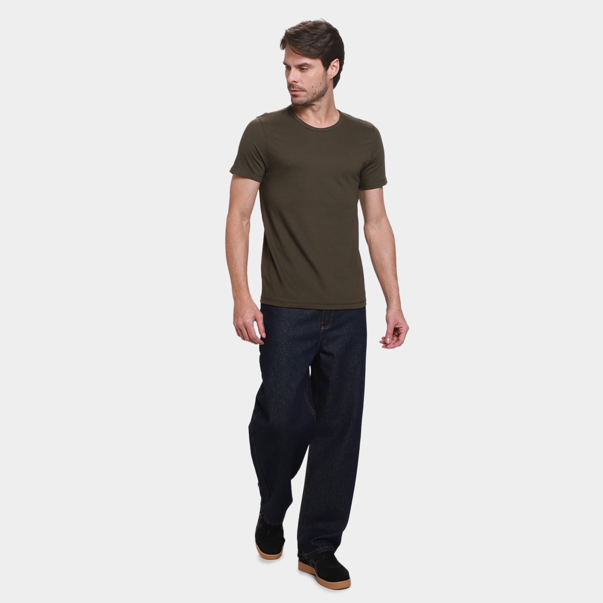 Kit Camisetas Hering Básicas Com 3 Peças Masculinas - 5