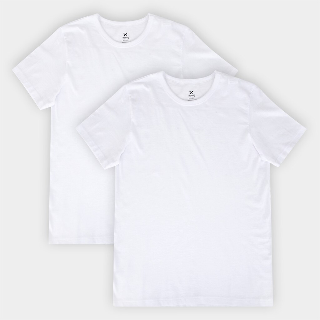 Kit Camisetas Hering Slim Básicas 2 Peças Masculino