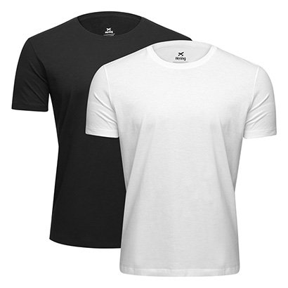 Kit Camisetas Hering Slim Básicas 2 Peças Masculino - Masculino
