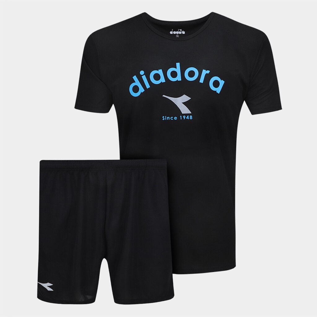 Kit Camiseta+Shorts Diadora Masculino