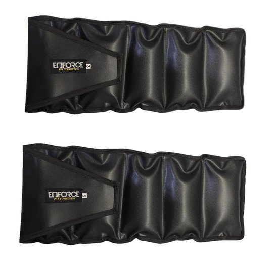 Kit Caneleira Tornozeleira 3 e 5 kg Enforce Fitness - Preto Menor preço em Kit Caneleira Tornozeleira 3 e 5 kg Enforce Fitness - Preto