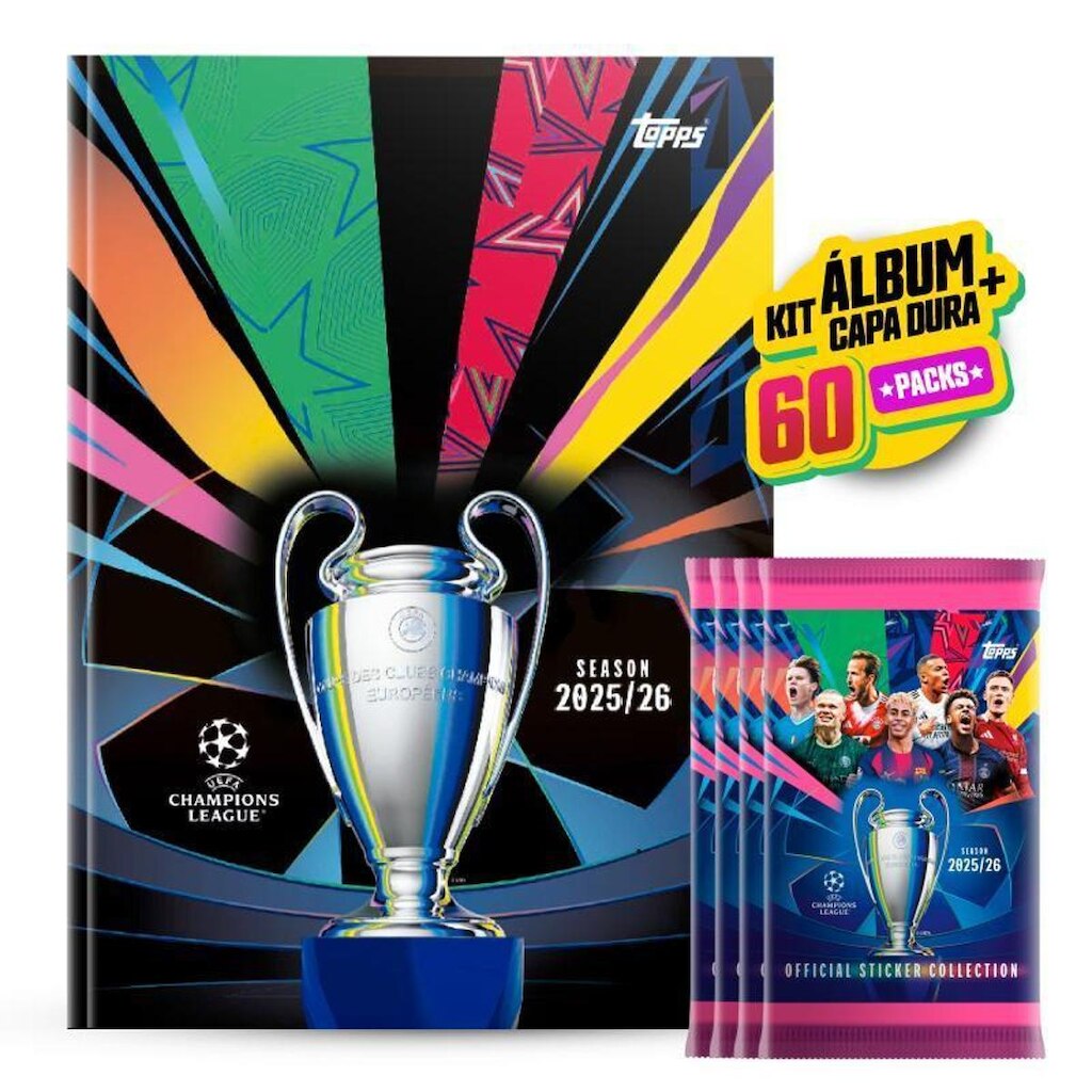 Kit Capa Dura Black UEFA Champions League 2025/26