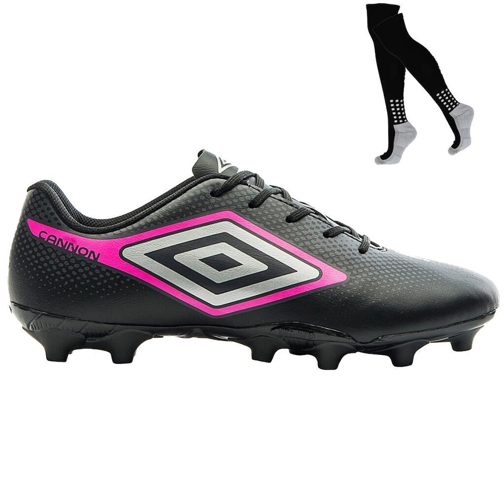 Kit Chuteira Campo Umbro Cannon e Meião