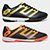 Kit Chuteira de Futsal e Society Maestro Combat - Preto+Laranja