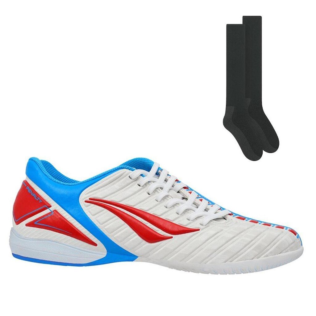 Kit Chuteira Futsal Penalty Digital Pró + Meião