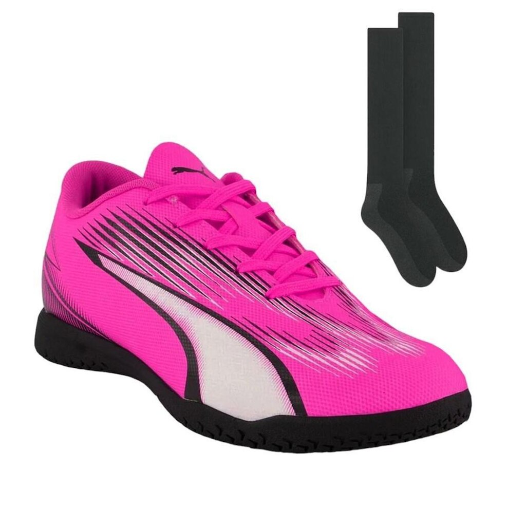 Kit Chuteira Futsal Puma Ultra Play + Par de Meião