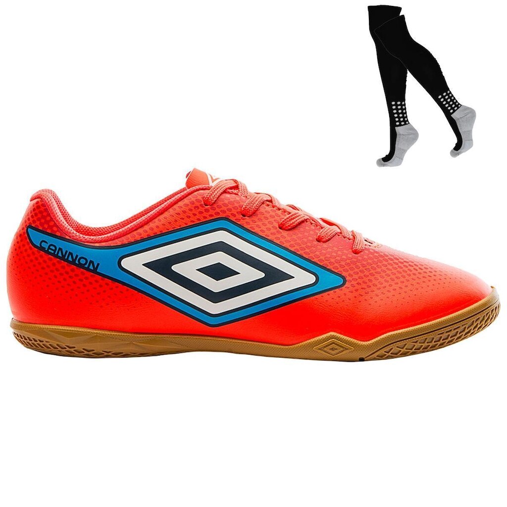 Kit Chuteira Futsal Umbro Cannon e Meião