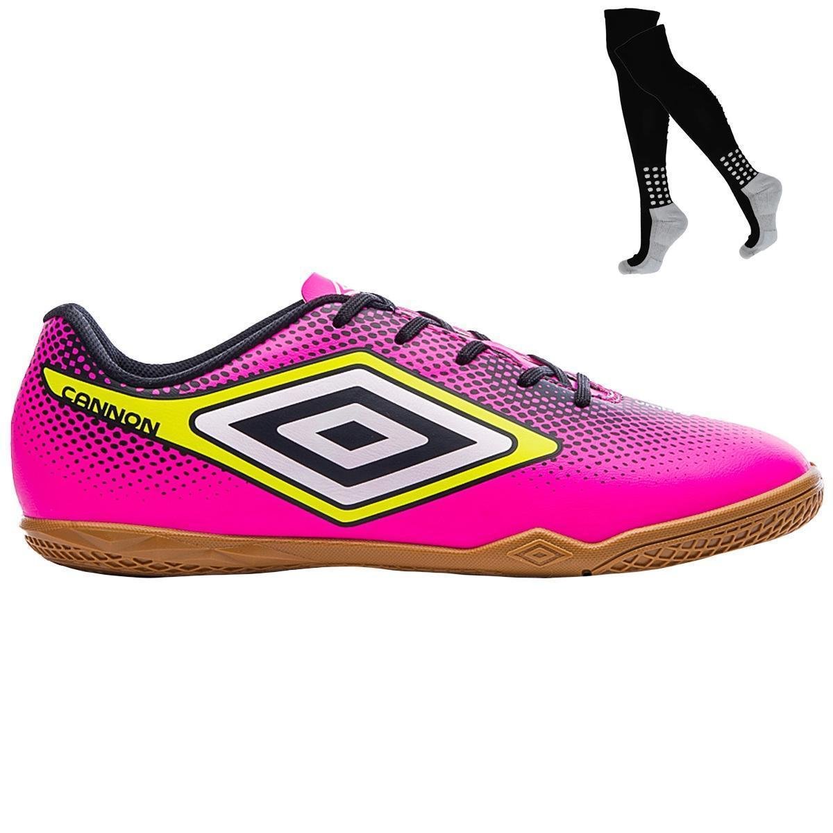 Kit Chuteira Futsal Umbro Cannon e Meião