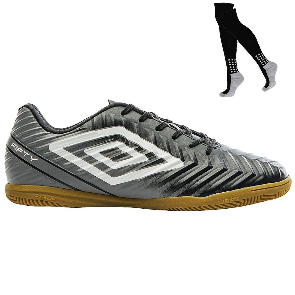 Kit Chuteira Futsal Umbro Fifty V e Meião