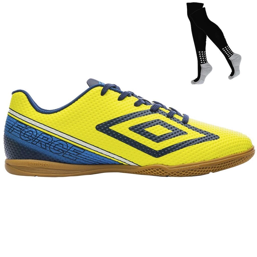Kit Chuteira Futsal Umbro Force e Meião