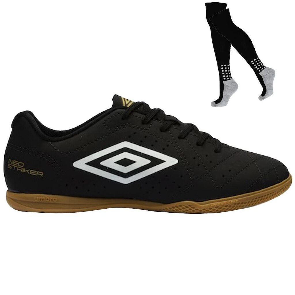 Kit Chuteira Futsal Umbro Neo Striker e Meião