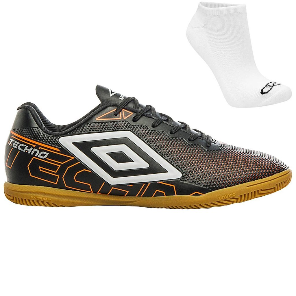 Kit Chuteira Futsal Umbro Techno e Meia