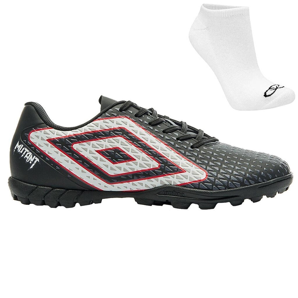 Kit Chuteira Society Umbro Mutant e Meia