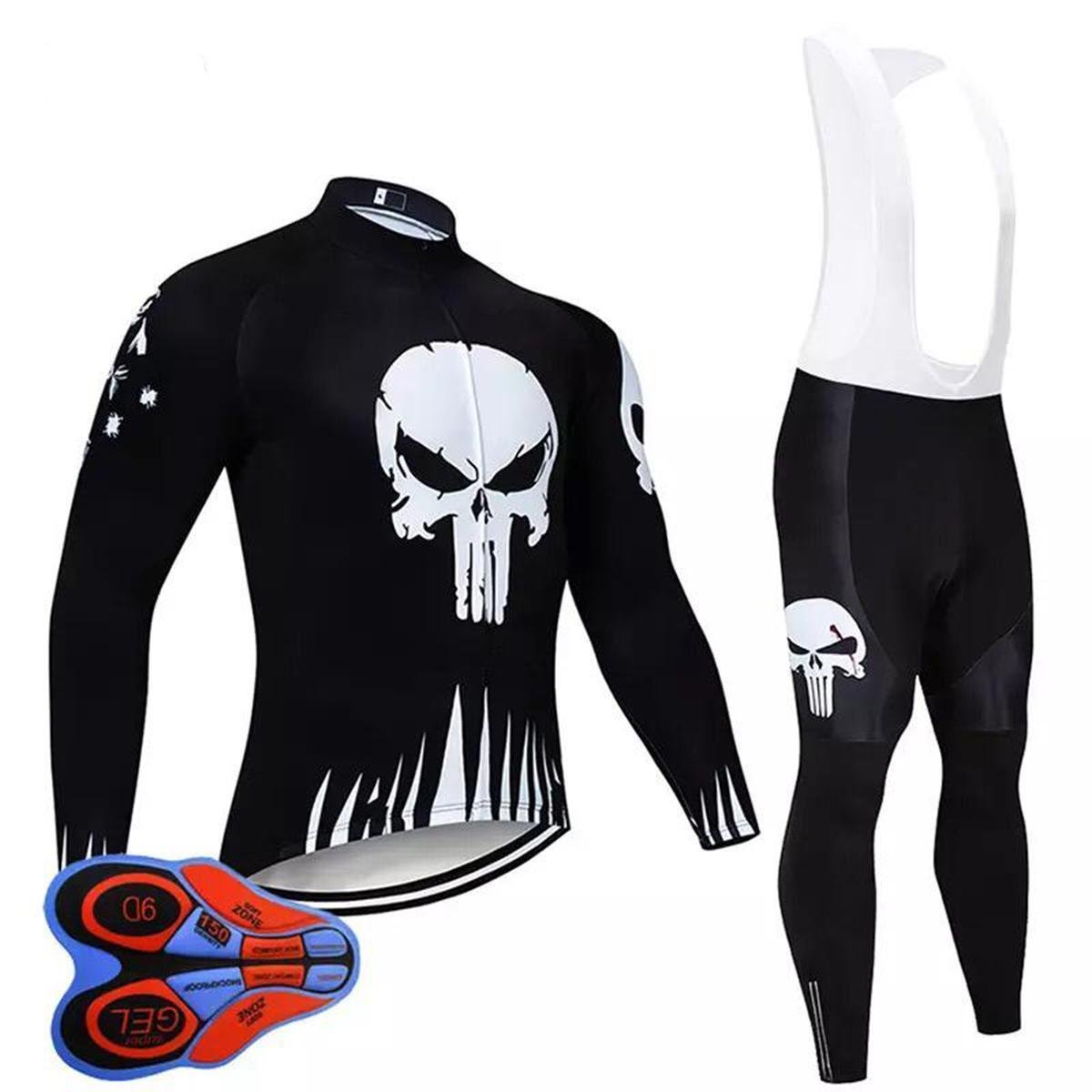 camisa justiceiro manga longa